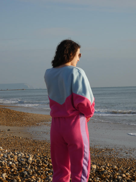 Pink Track Fleece