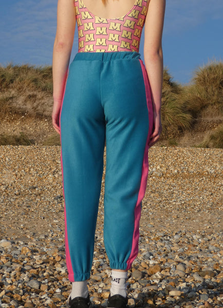 Blue track jogger